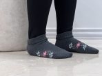 جوراب حوله ای زنانه گلدار( دانا)