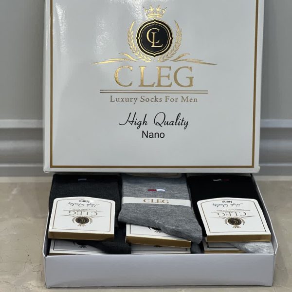 جوراب مردانه کارتنی cleg