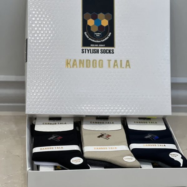 جوراب مردانه کندو طلا کارتنی پنبه ای