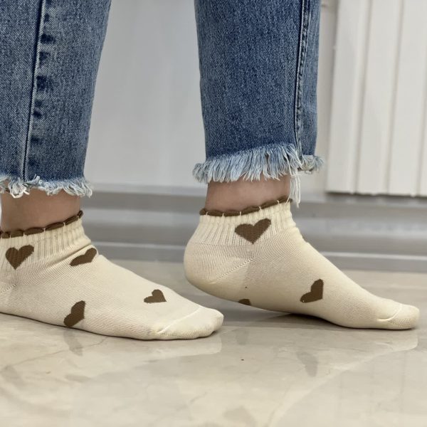 جوراب کندو طلا پنبه ای بسته 10 عددی